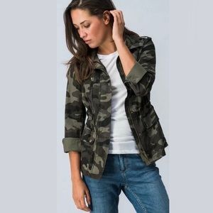 LOVE TREE Camo military anorak jacket XL
